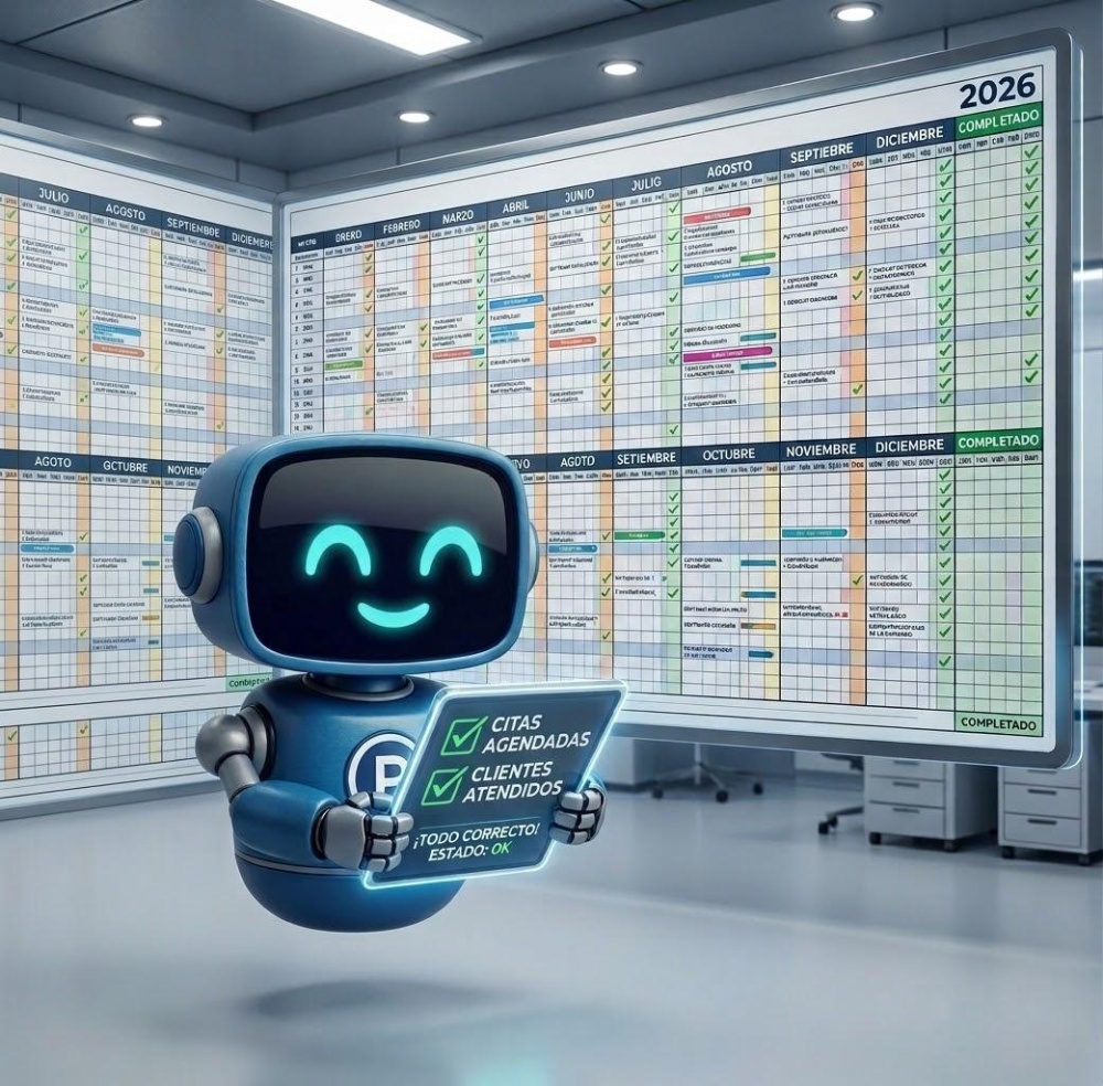 Agenda digital con recordatorios automáticos de citas